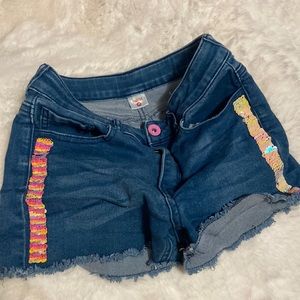 Girls Shorts with sequins
